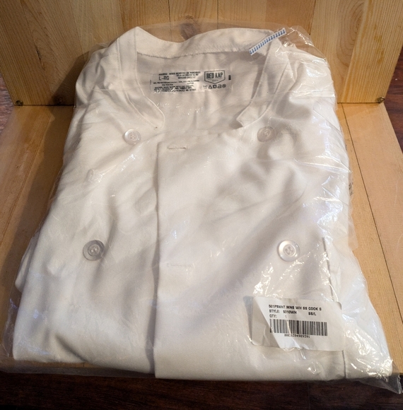 Red Kap White Chef Coat - Picture 1 of 5